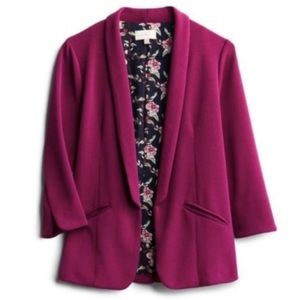 Skies Are Blue StitchFix Blazer - Magenta